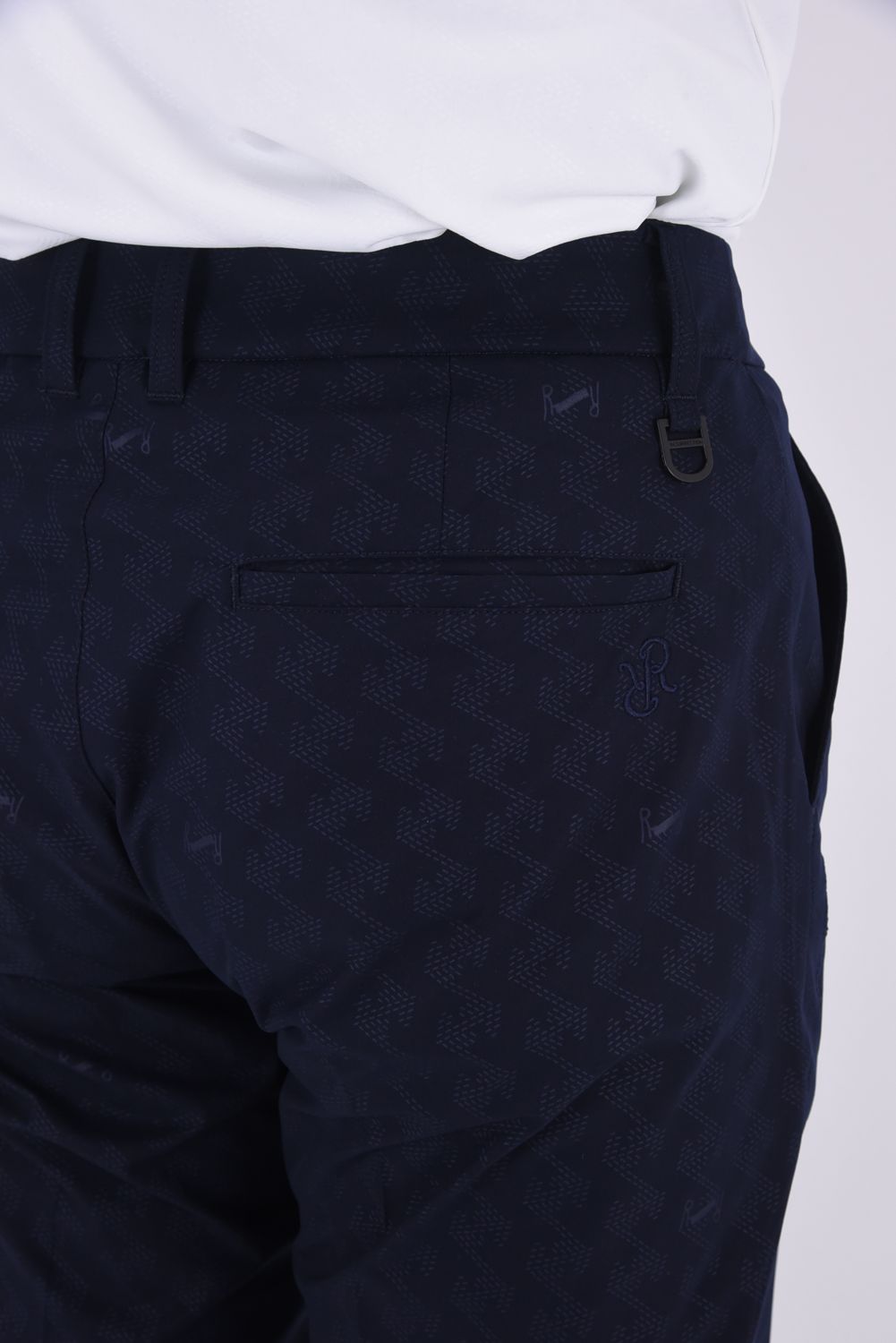 【25SS】GM EMBOSS LONG PANTS / オリジナルテキスタイル ロングパンツ (ネイビー)*