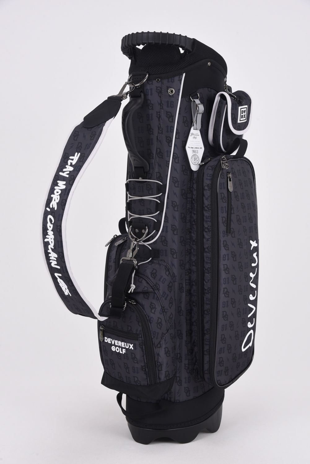 【銀行振込・代金引換不可】【返品・交換不可】 DG Monogram Caddie Bag / DGモノグラム総柄 スタンドタイプ キャディバッグ (ブラック)