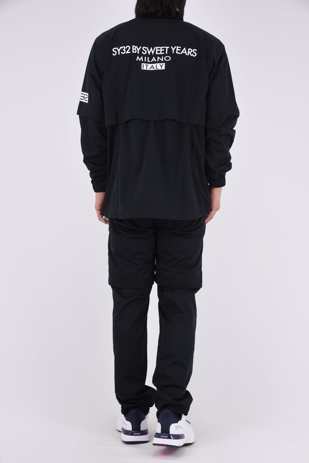 【26SS】【セットアップ】 25L RAIN SET UP / ハイストレッチ 2WAYレインジャケット&パンツ (ブラック)