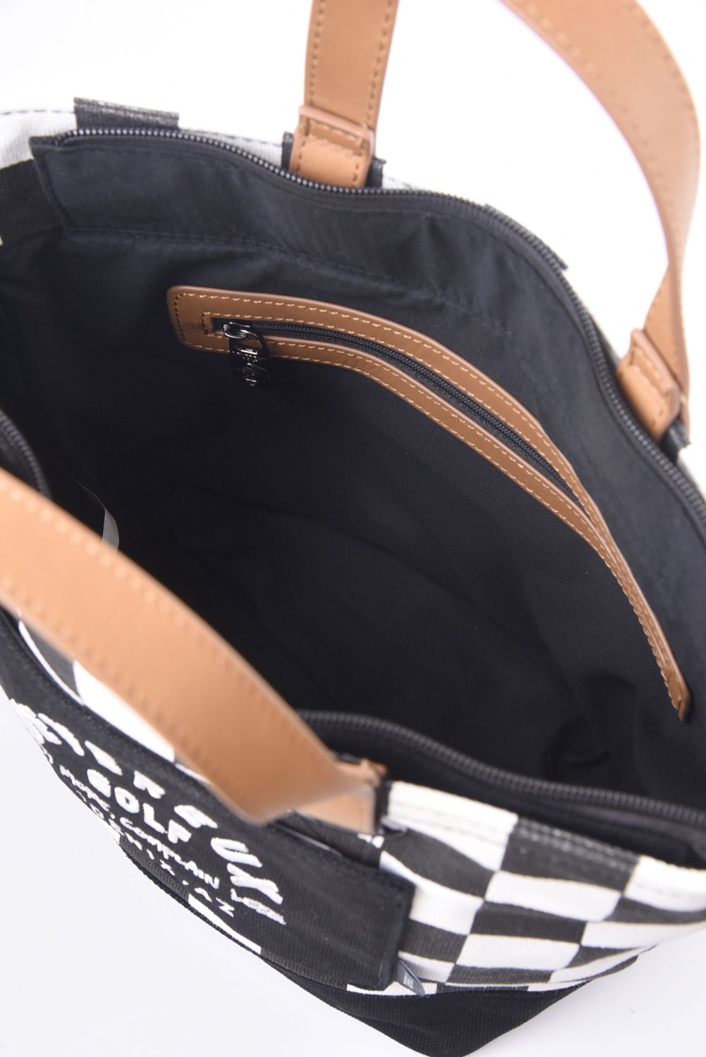 CHECKER CART BAG / チェッカー カートバッグ (ホワイト)