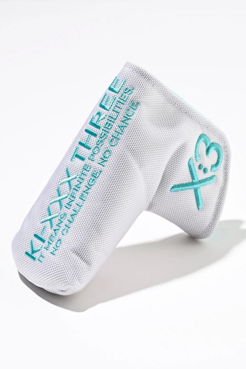 【先着順にてお取り寄せ】【銀行振込・代金引換不可】【返品・交換不可】 PUTTER COVER / ピンタイプ パターカバー (ホワイト/ターコイズ) (ご注文から1週間ほどで入荷予定)