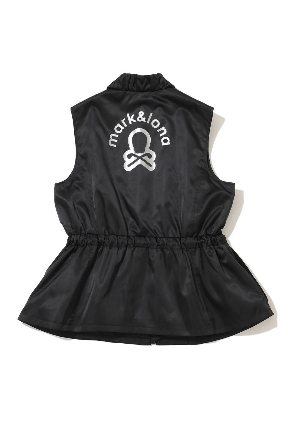 【2025AW】【レディース】 FLUID CONTOUR VEST / ブランクスカル ペプラムジップアップベスト (ブラック)