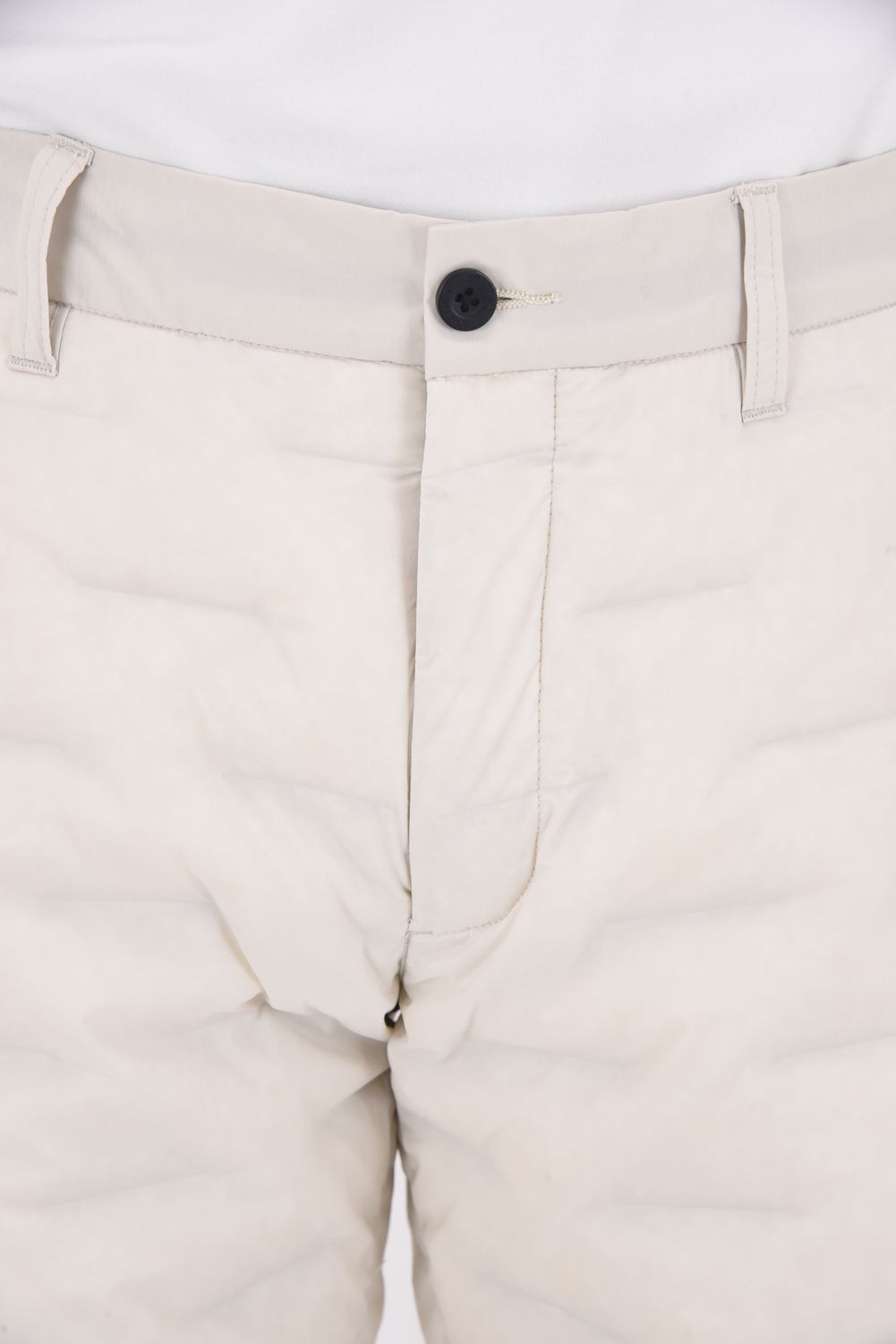 【25AW】 MEN'S HYBRID DOWN PANTS / ストレッチタフタ ダイヤモンドロゴ ハイブリッドダウンパンツ (ベージュ)