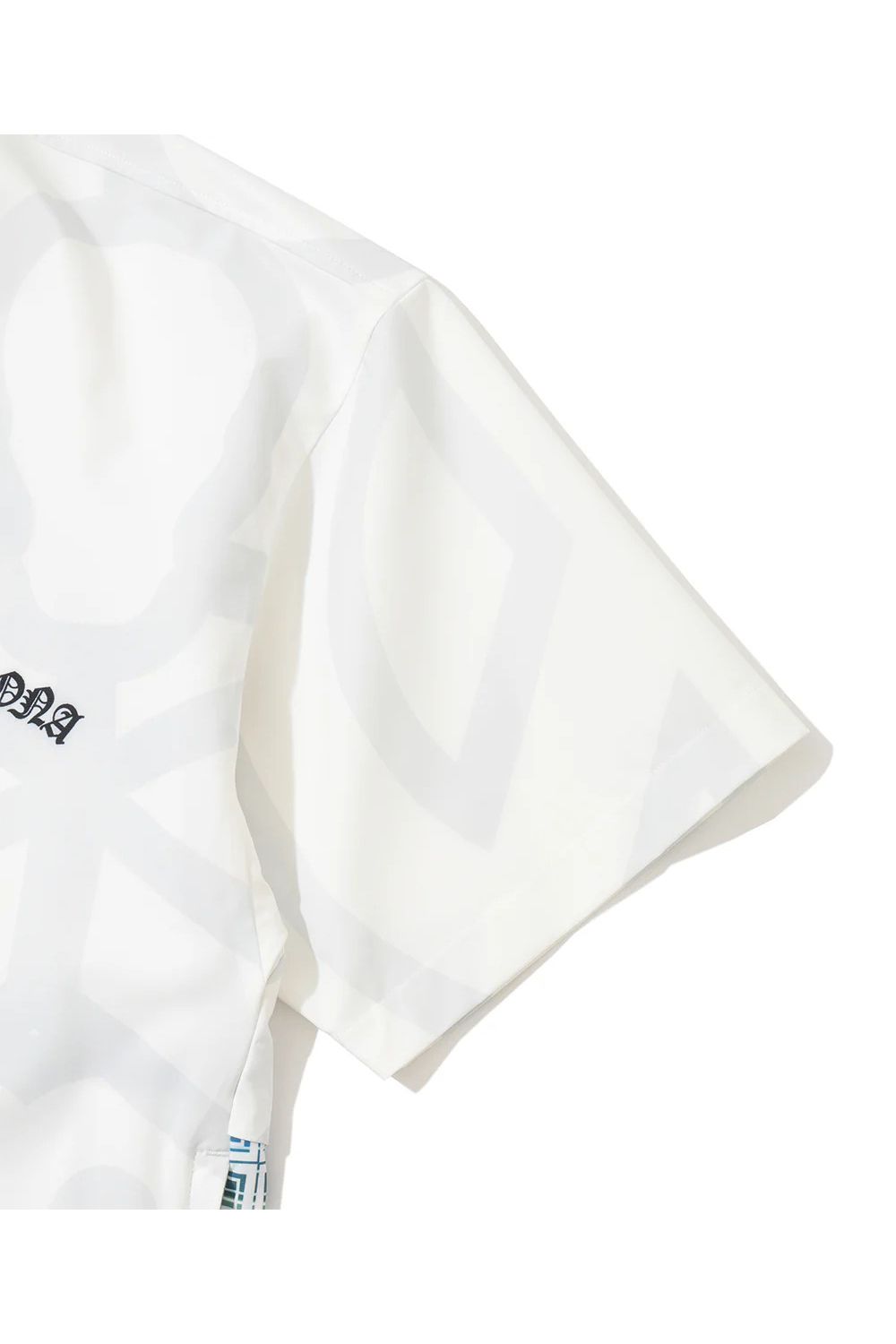 【26SS】 IMPERIAL VENT TECH JACKET / ジオメトリックパターン ショートスリーブ スタンドカラージャケット (ホワイト)