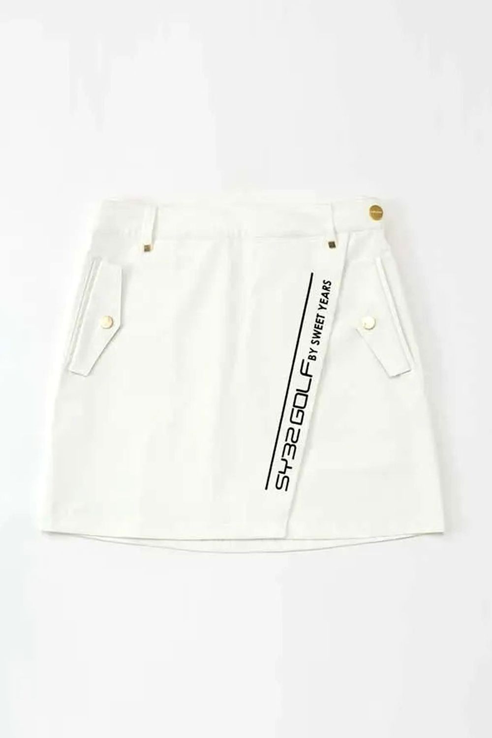 【ポイント10倍】 【26SS】【レディース】 MINI HERRINGBONE SKIRT / ミニヘリンボーン柄 スカート (ホワイト)*