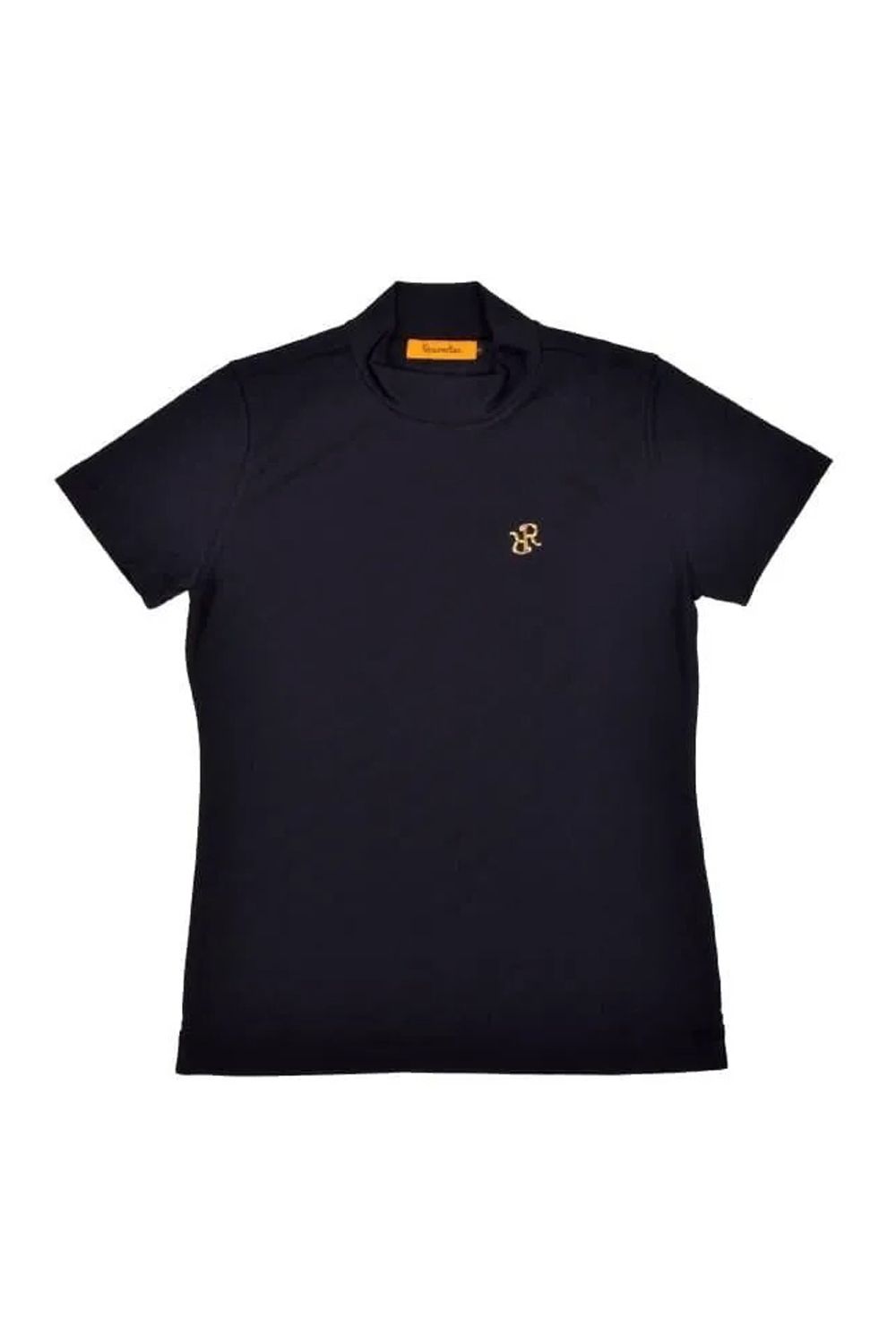 【26SS】【レディース】 WOMENS GM JACQUARD MOCK NECK / オリジナルテキスタイル モックネックTシャツ (ブラック)*