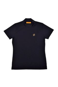 【26SS】【レディース】 WOMENS GM JACQUARD MOCK NECK / オリジナルテキスタイル モックネックTシャツ (ブラック)*