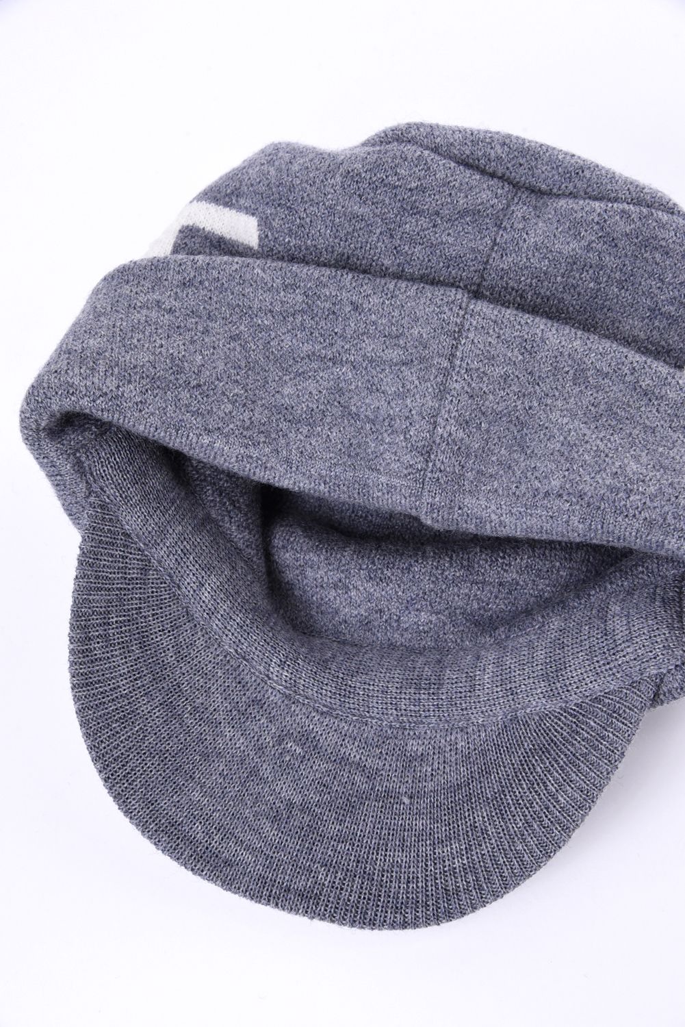 【26AW】 MEN’S WR WOOL KNIT WORK CAP / ブランドロゴ ワークキャップ (グレー)