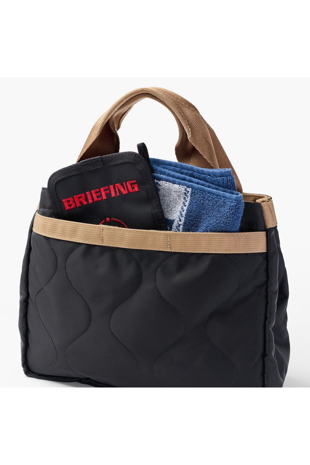 【26AW】【MIL COLLECTION】 CLASSIC CART TOTE QUILTED MIL CY / コーデュラナイロン キルティング生地 カートバッグ (ブラック)