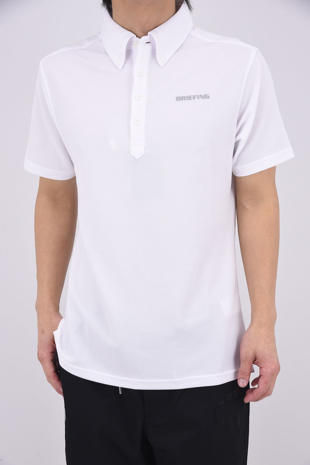 【26SS】 MEN'S DRESS BD SHIRT / ベーシック ボタンダウンカラー ポロシャツ (ホワイト)