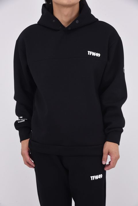 【25AW】 CARDBOARD MATERIAL HOODIE / ダンボール素材 フーディ (ブラック)