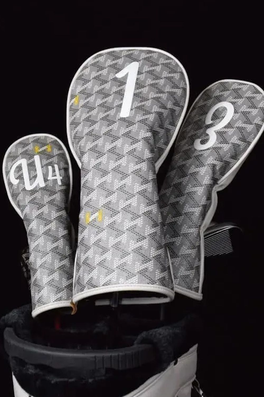 【26AW】 PASSER (パッセルFw) / ブランドオリジナル テキスタイル フェアウェイウッドカバー (シルバーグレー)