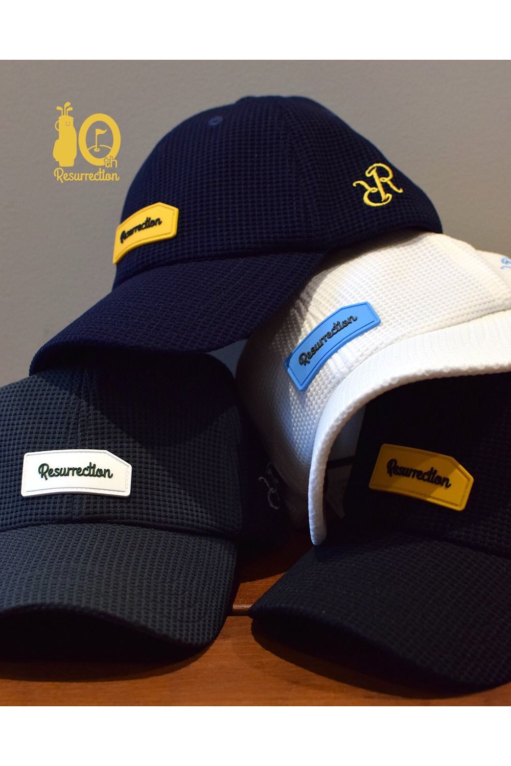 【26SS】 SILICON TAG WAFFLE CAP / シリコンタグ ワッフル キャップ (ブラック)*