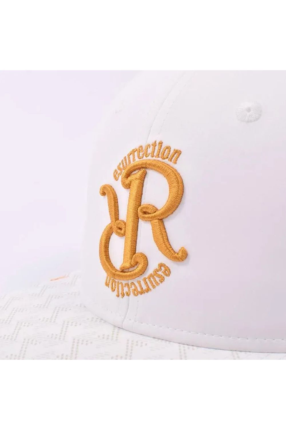 【26SS】 GM BRIM PUNCHING MESH CAP FLAT / パンチングメッシュ フラットキャップ (ホワイト)