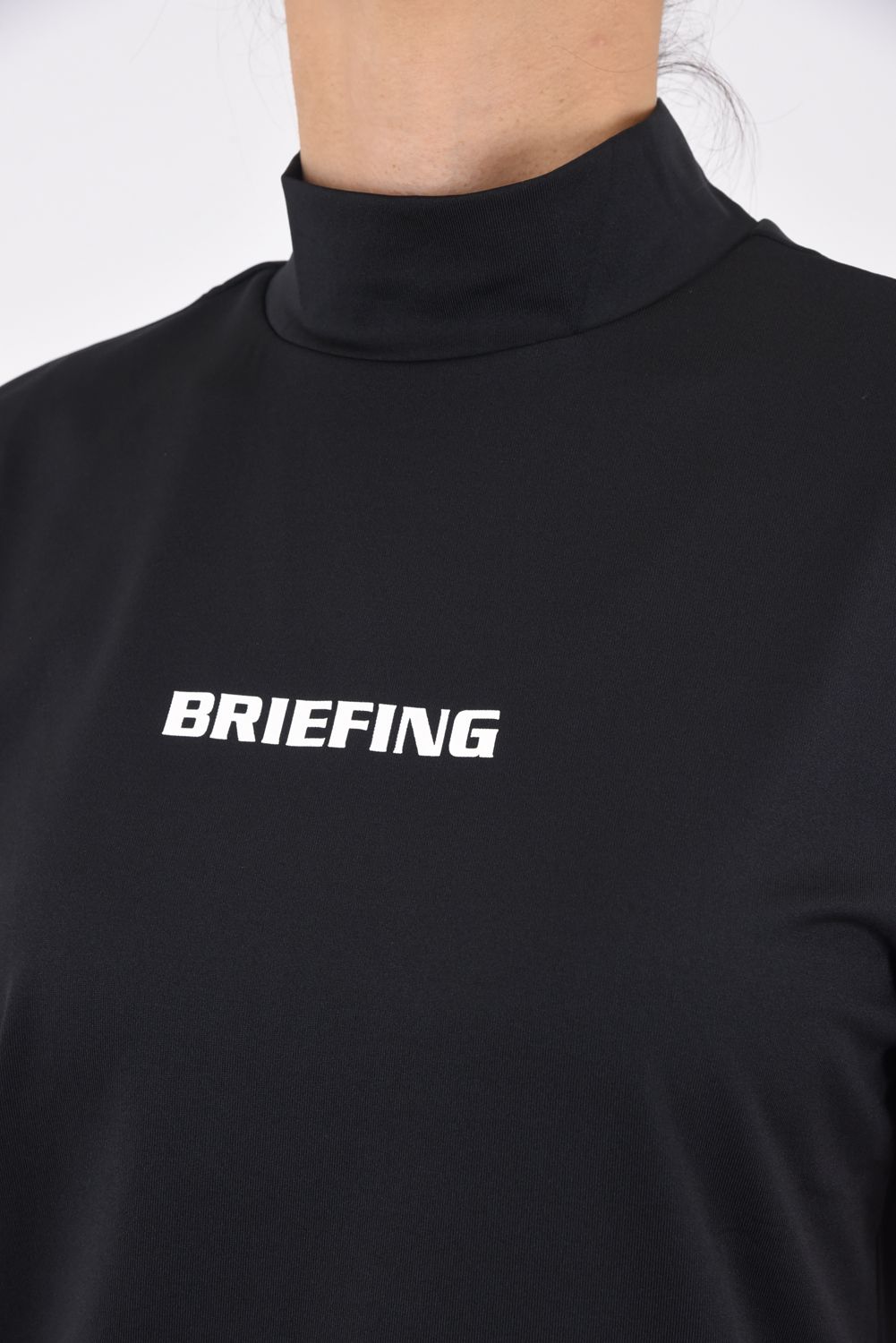 BRIEFING - WOMENS TOUR HIGH NECK / BRIEFINGロゴ ハイネックシャツ