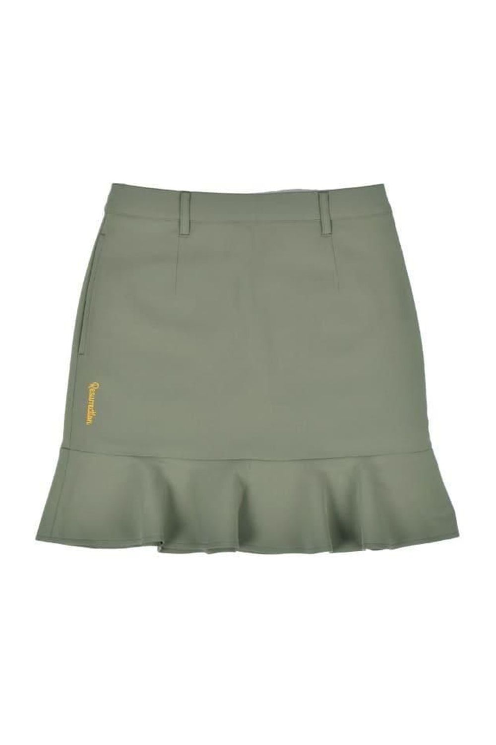【25SS】【レディース】 WOMENS PEPLUM SKIRT / ベーシック ペプラムスカート (カーキ)*