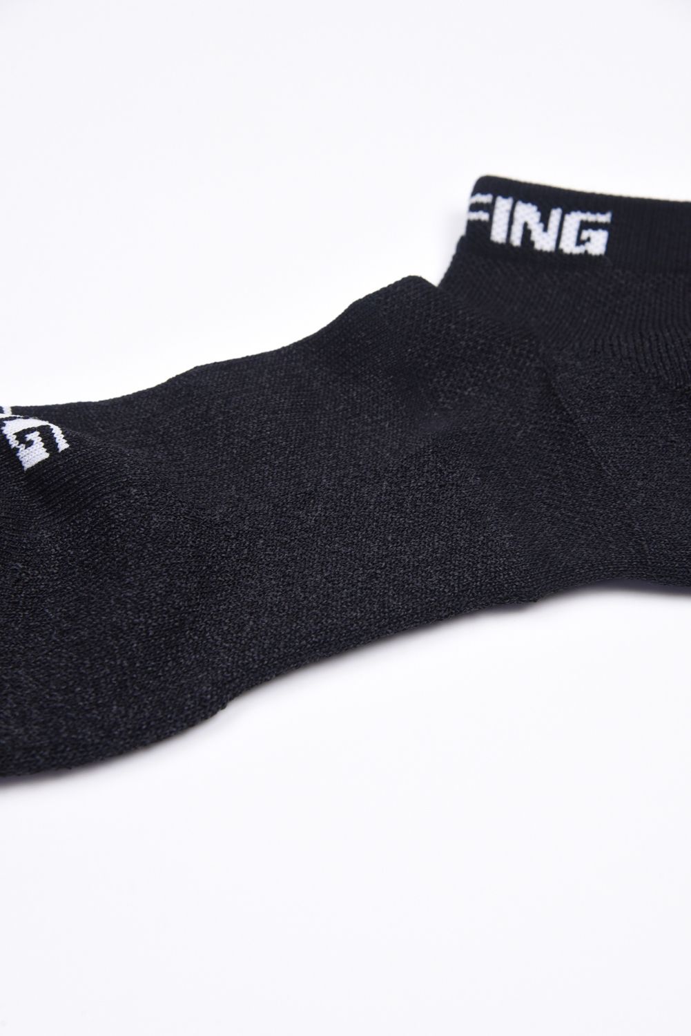 【26SS】 WASHI MIDDLE SOCKS / コーデュラコットン ミドルソックス (ブラック)