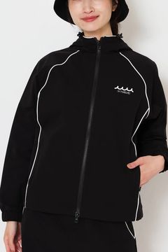 【25AW】【レディース】 MU12 JKT / ムータマリン ヴィトゥエルヴ コラボ ジップアップ ジャケット (ブラック)