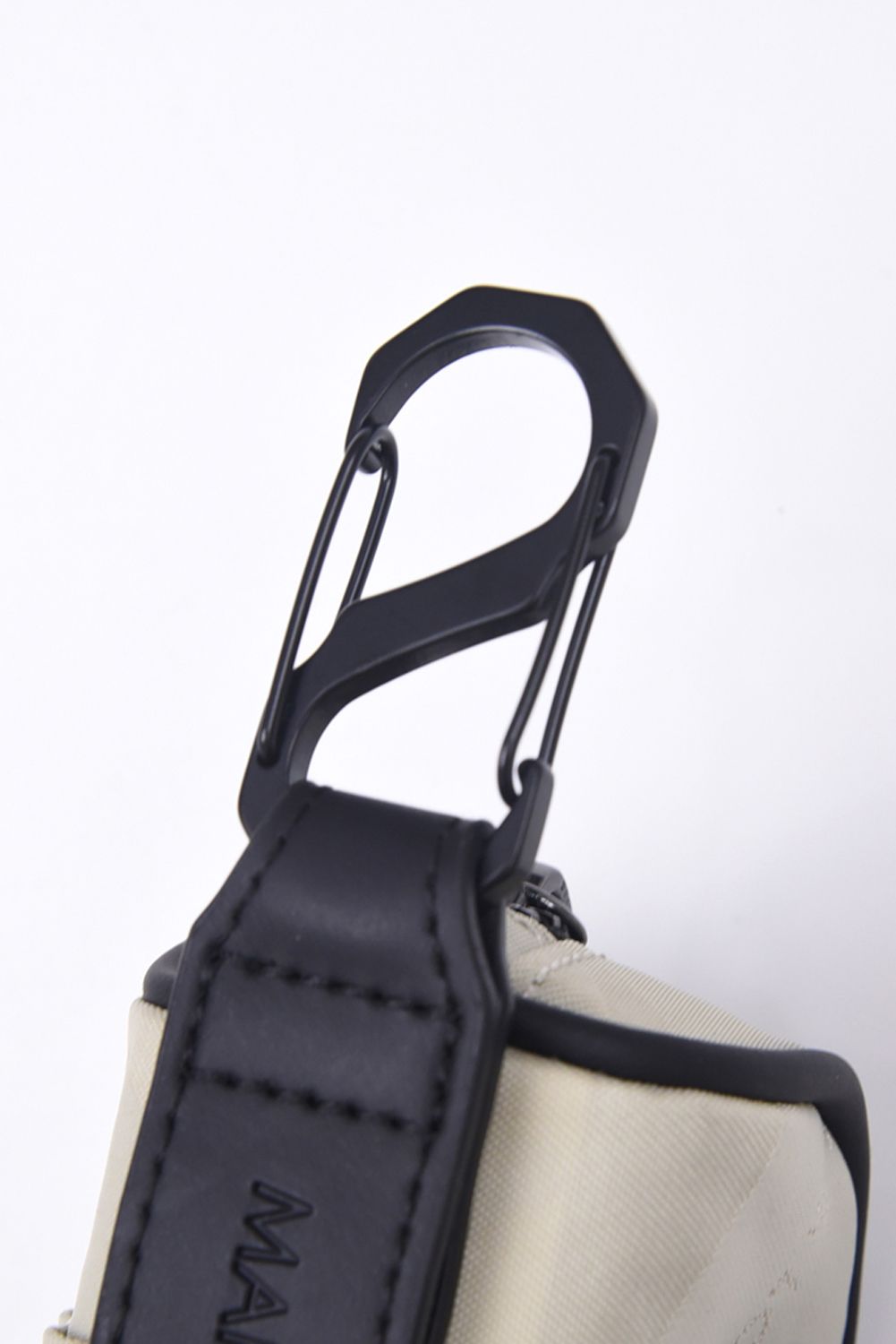 PREMIUM GAUGE BALL POACH / コーデュラナイロン レザーパイピング オリジナルカモジャカード ボールポーチ (アイスグレー)