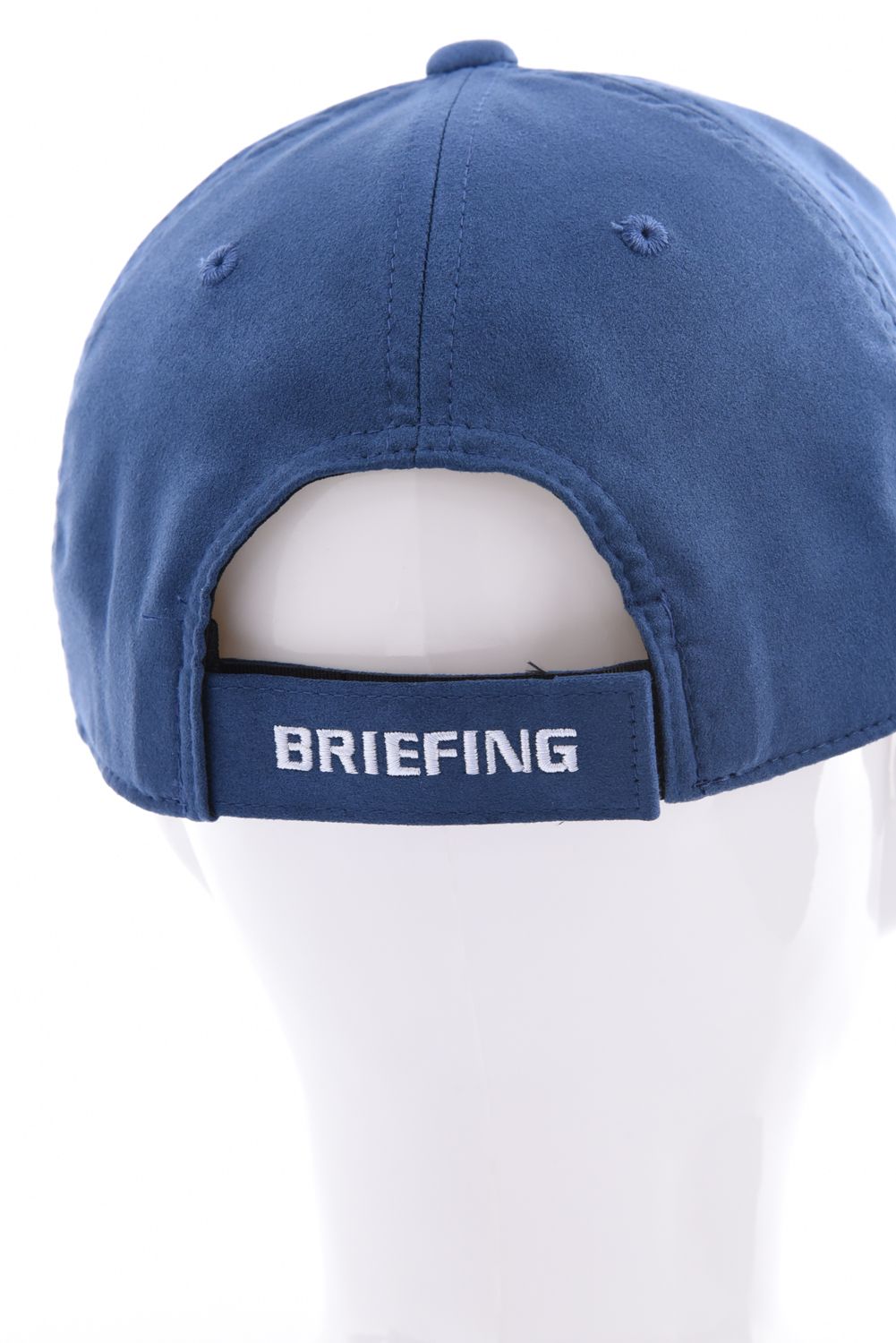 【26AW】 MEN’S SUEDE SMALL BG LOGO CAP / スウェード素材 スモールBGロゴ キャップ (インディゴ)