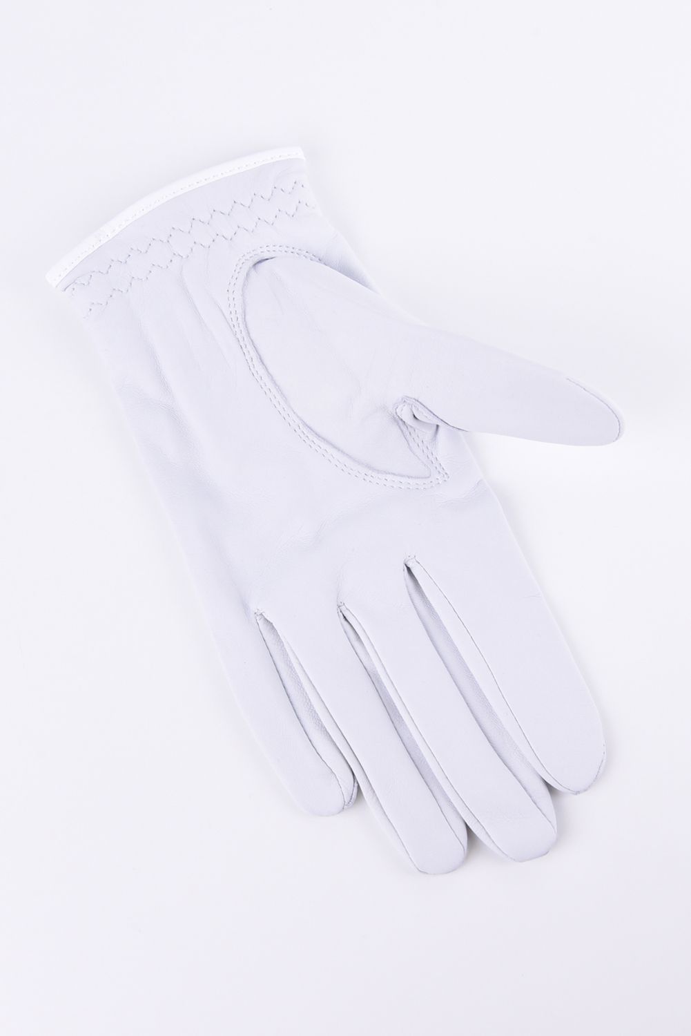 【26SS】 EVER BREATHABLE LEATHER GOLF GLOVE / ラムレザー ブランクスカルロゴ 左手用グローブ (ホワイト)
