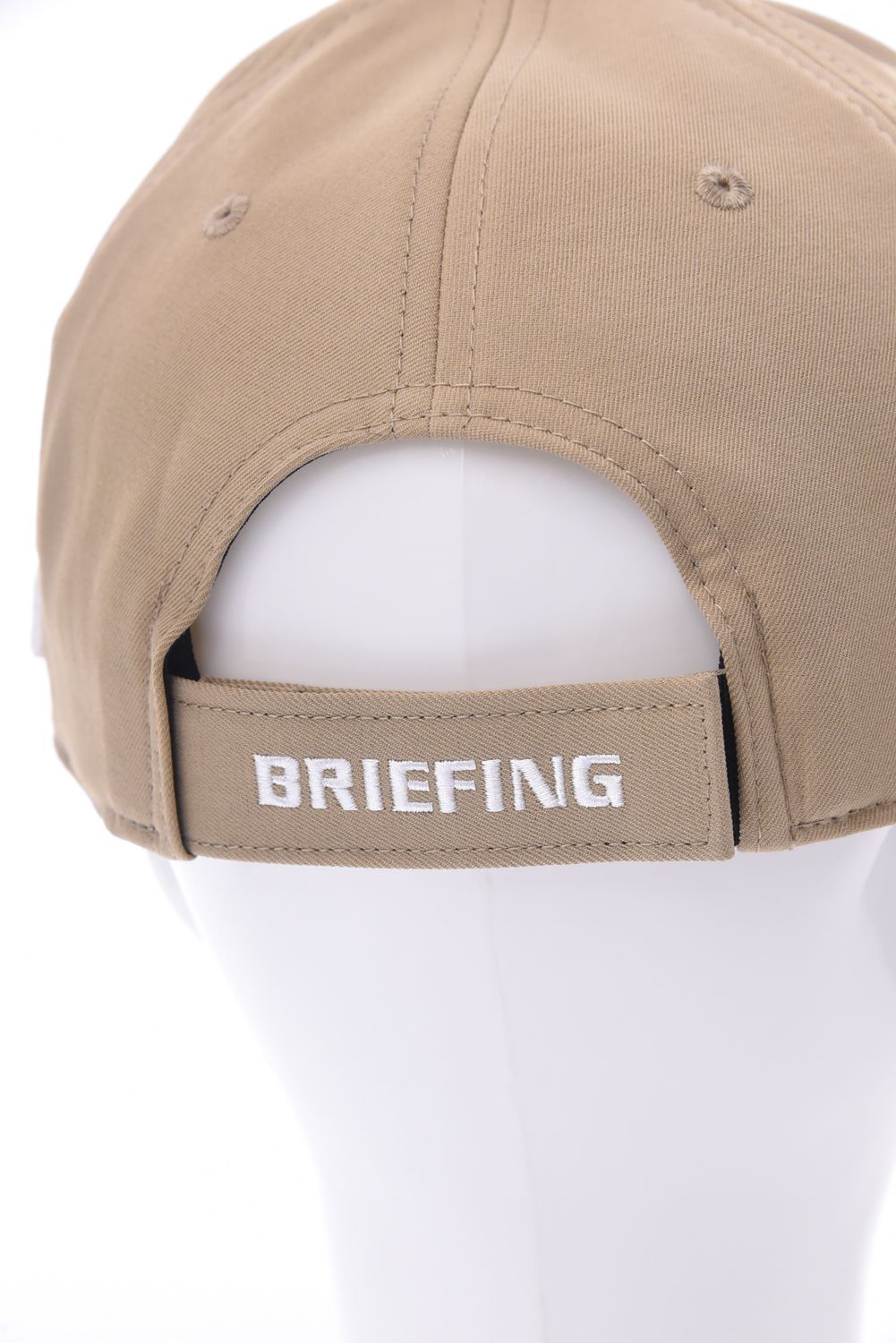 【26SS】 MEN’S ROUND LOGO CAP / アシンメトリー ラウンドロゴ キャップ (ベージュ)