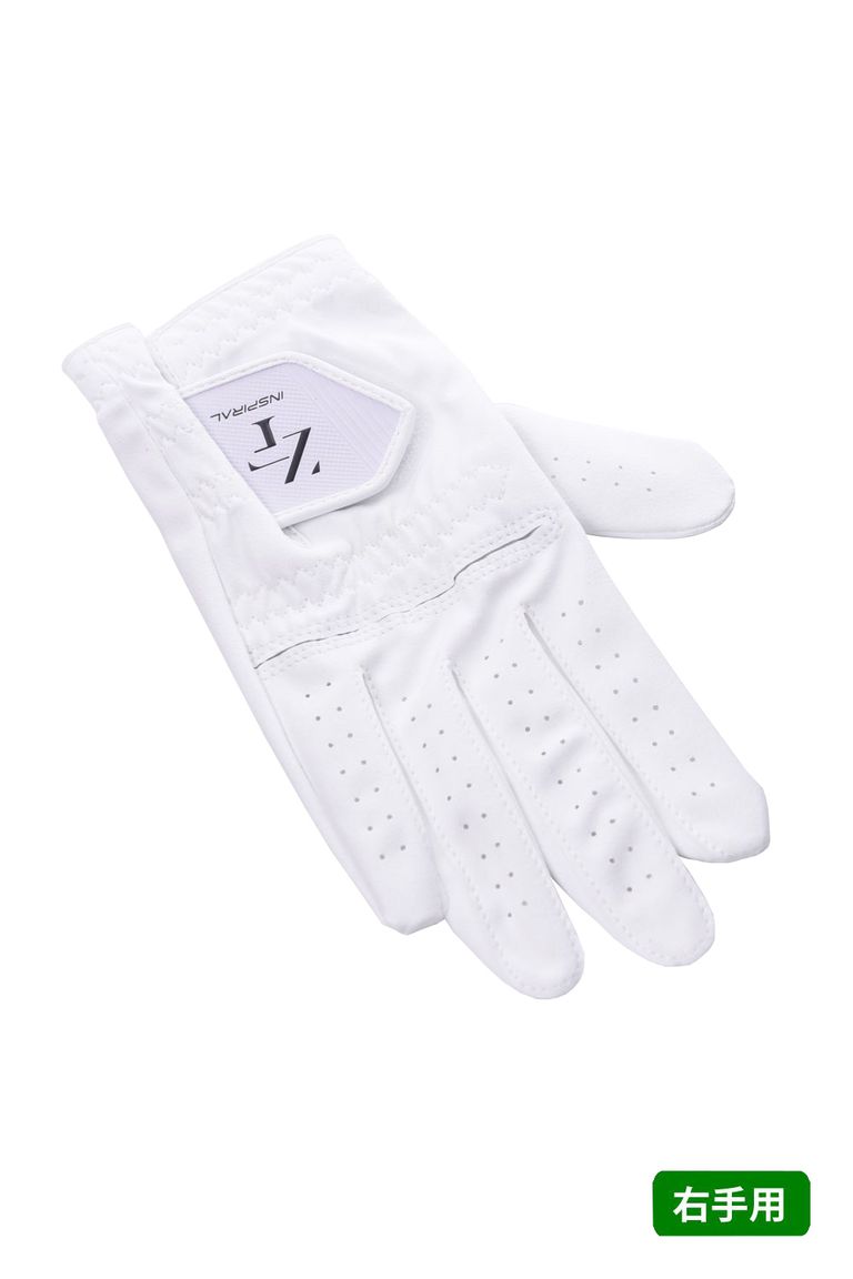 Zerofit Inspiral Gloves インスパイラル グローブ 右手用 ホワイト 女性サイズ 男性サイズまで有り Gossip Golf