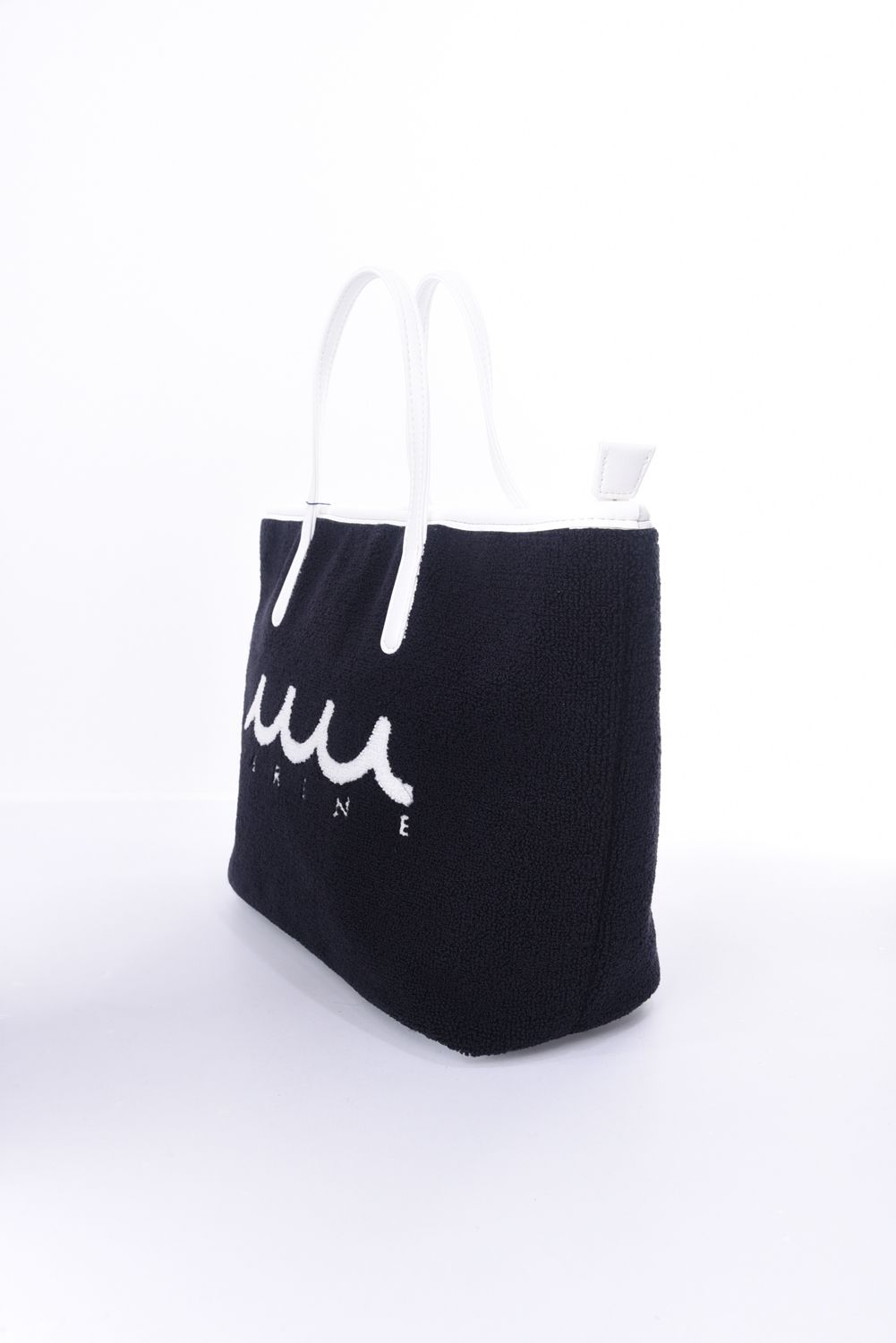 PILE TOTE BAG / パイル生地 トートバッグ (ネイビー)