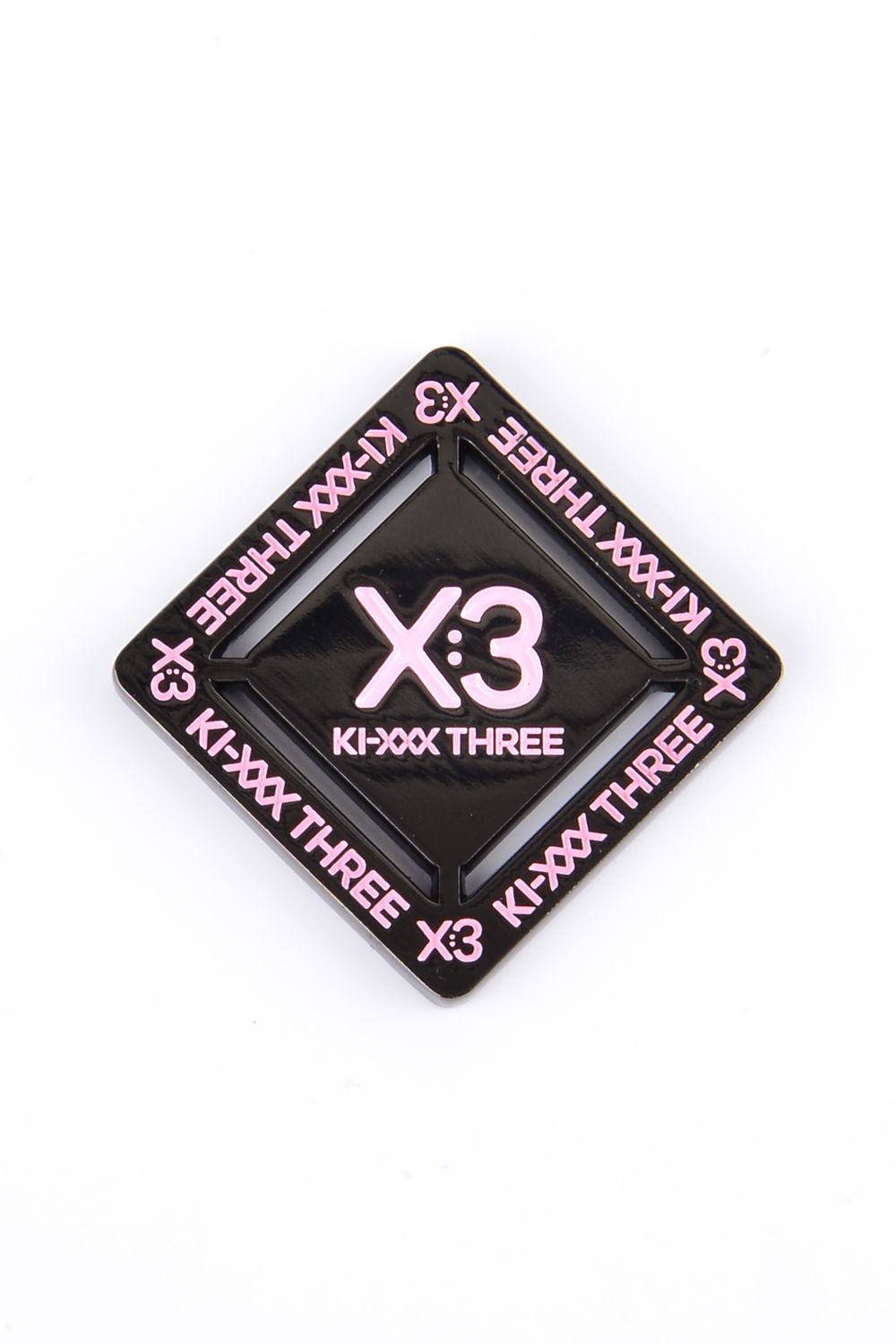 【26SS】【プレゼント好適品】 PLATE MARKER "SQUARE" / プレートマーカー スクエア (ブラック/ピンク)