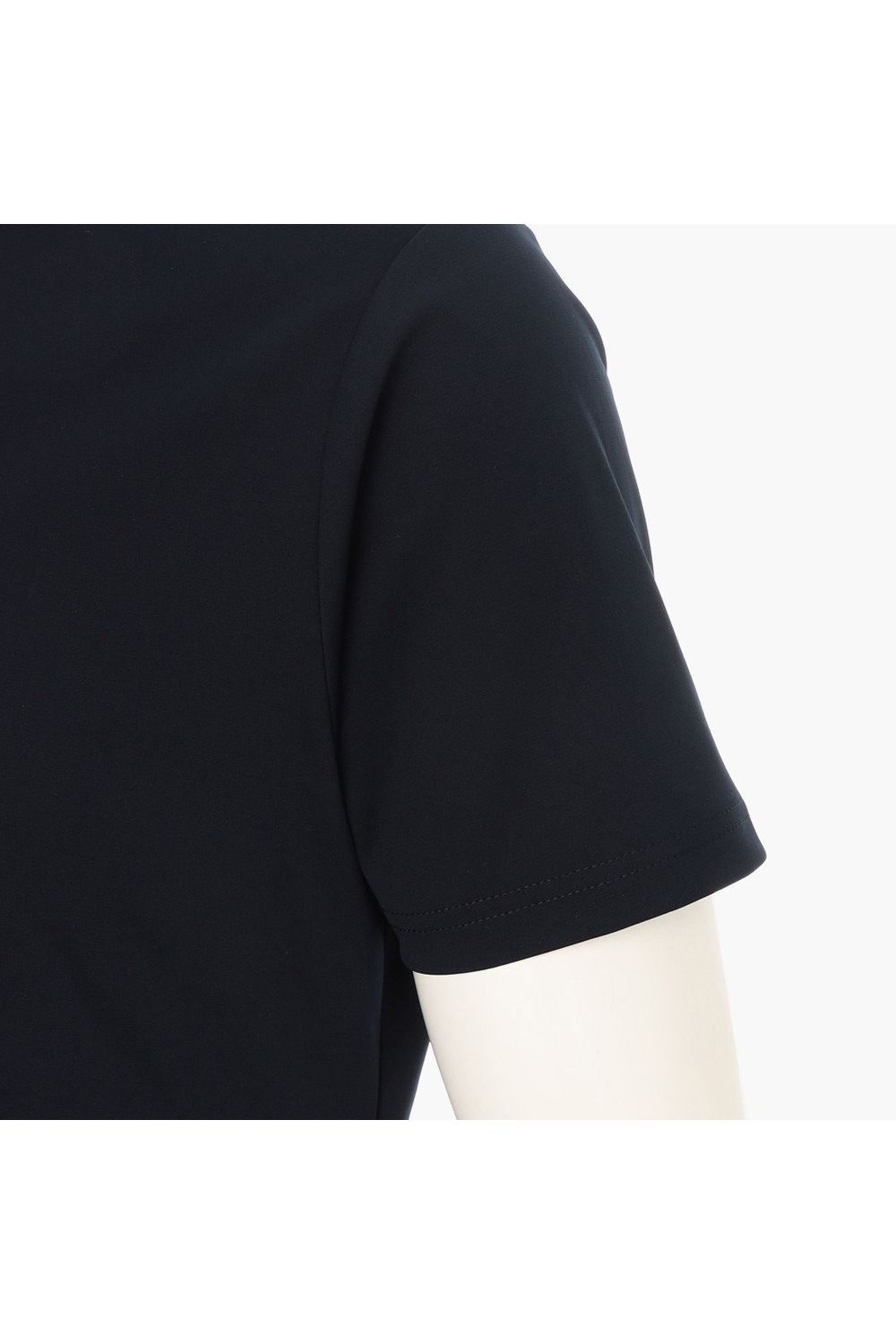 【26SS】 MEN'S TOUR HIGHNECK / ベーシック ブランドロゴ モックネックTシャツ (ネイビー)