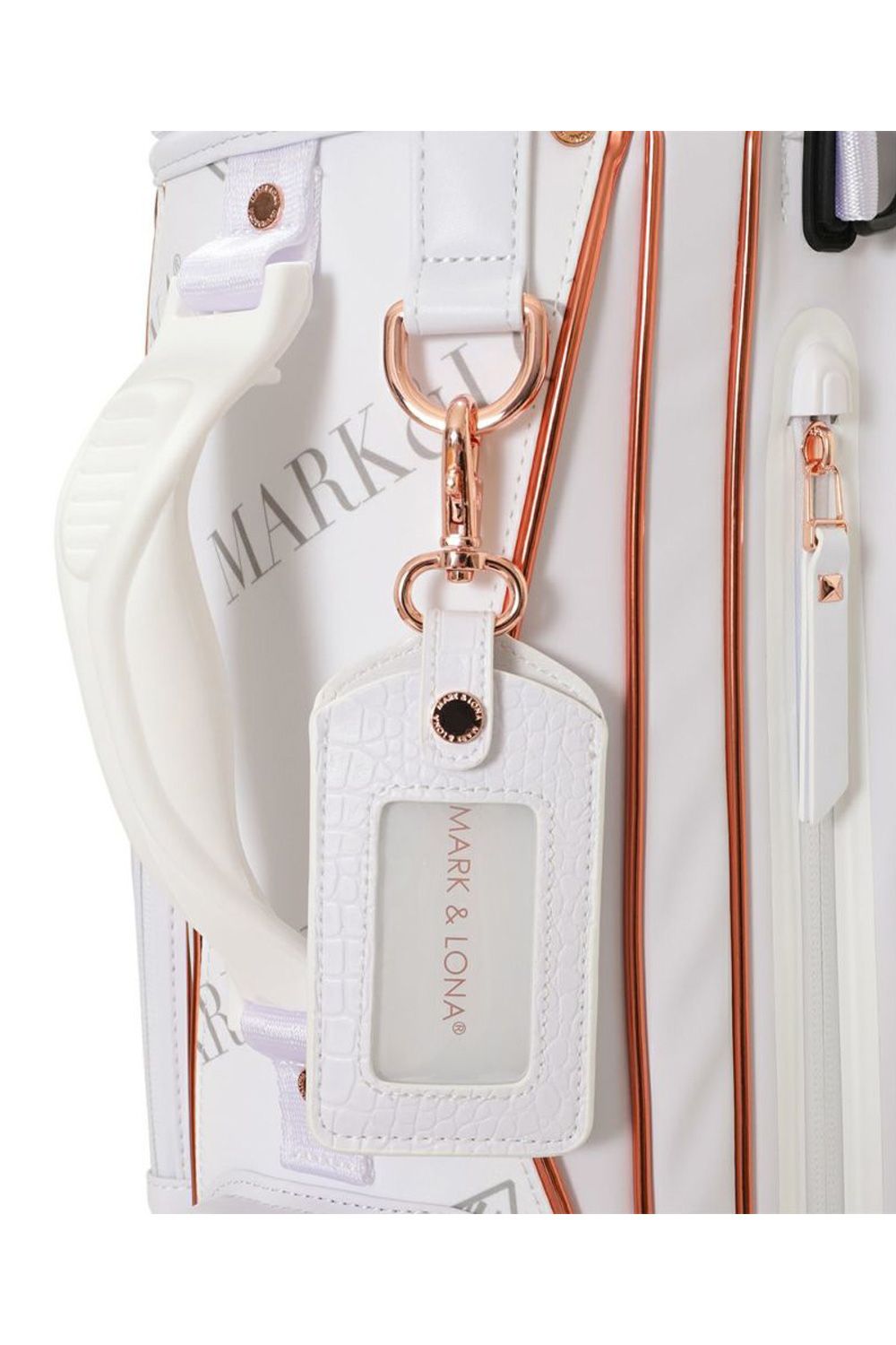 【銀行振込・代金引換不可】【返品・交換不可】【CODE COLLECTION】 STAND BAG / ナイロンツイル CODEロゴ ダイアゴナルパターン スタンドタイプ キャディバック (ホワイト)
