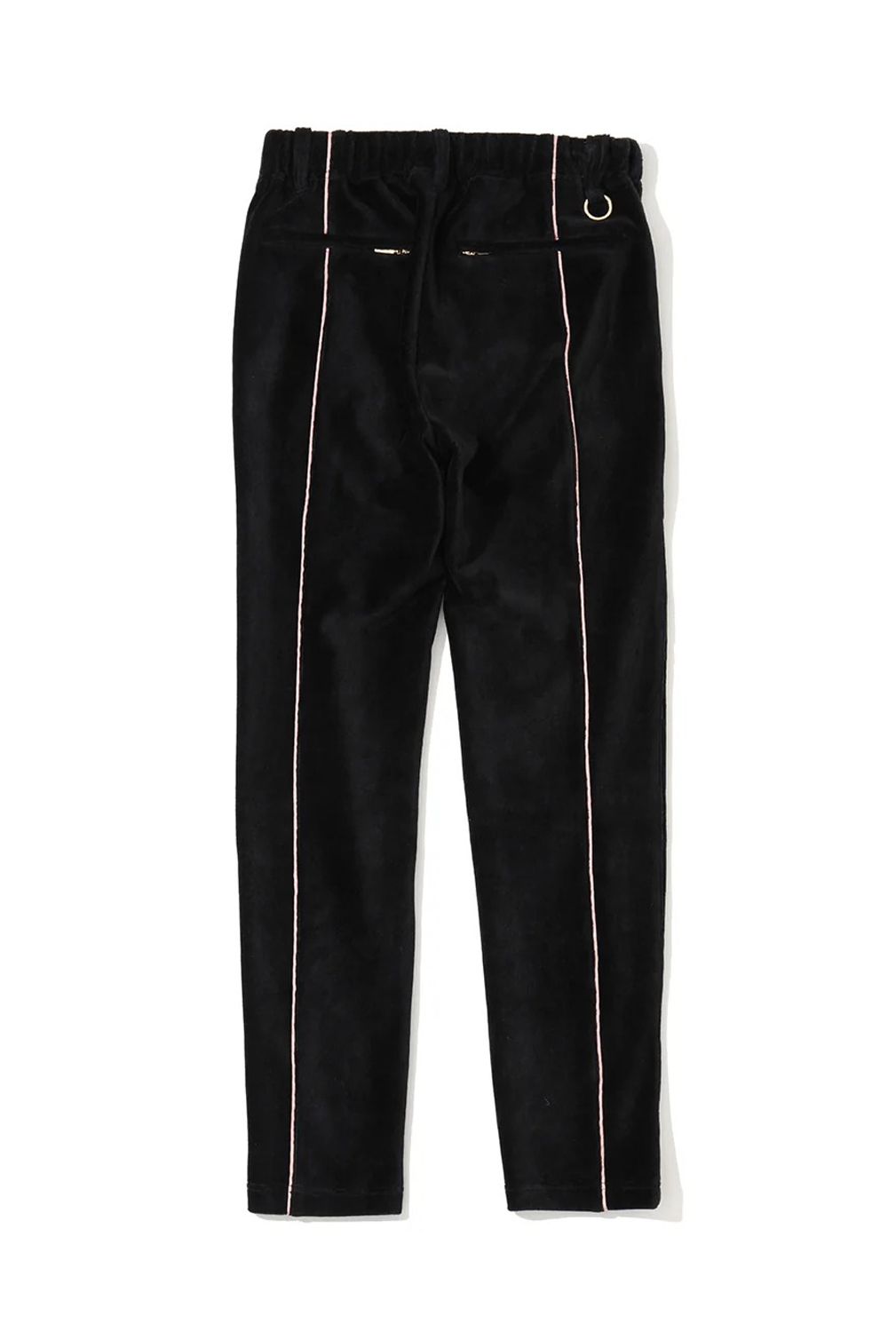 【26AW】 FRAKTUR CORDUROY JERSEY PANTS / コーデュロイ 金刺繍ロゴ トラックパンツ (ブラック) (10月7日入荷予定)