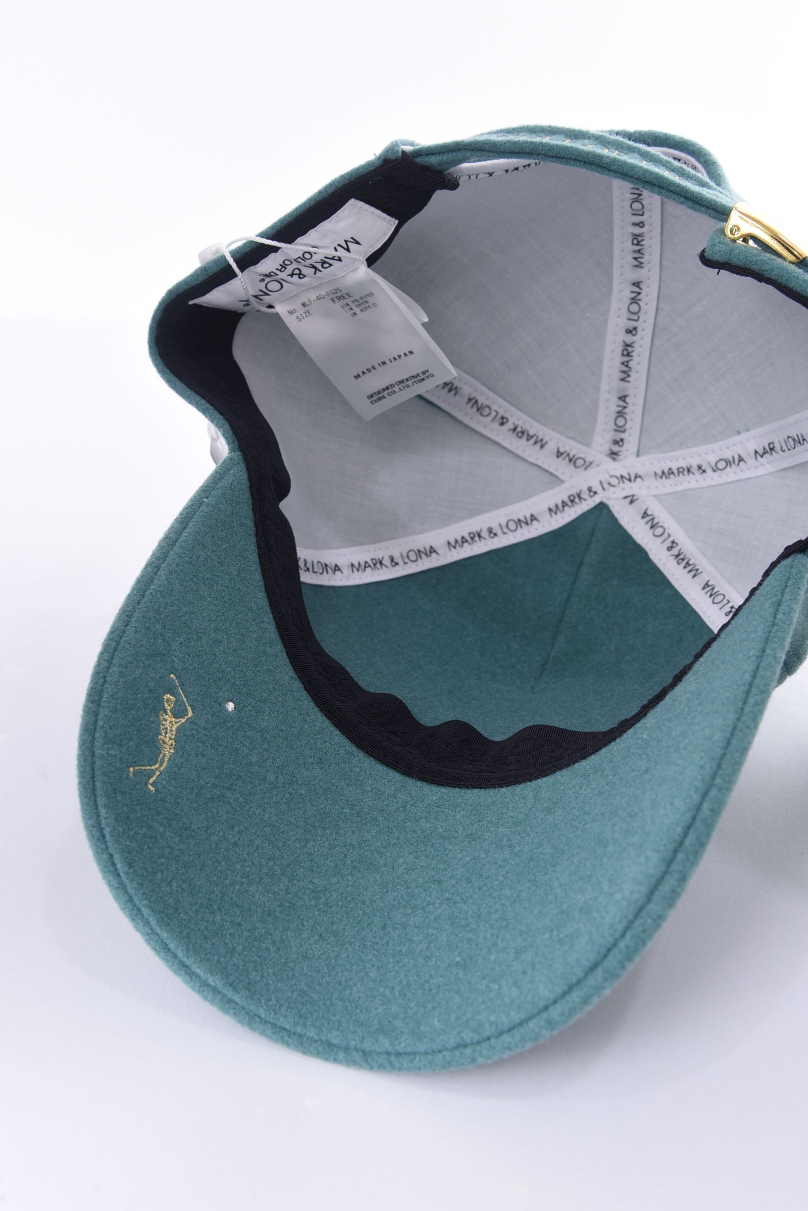 【レディース】ATLANTRIS SPARKLE POM CAP / エコファー梵天 キャップ (ミント)