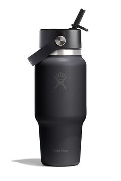 24 oz Travel Bottle With Wide Flex Straw / Black*ブラック