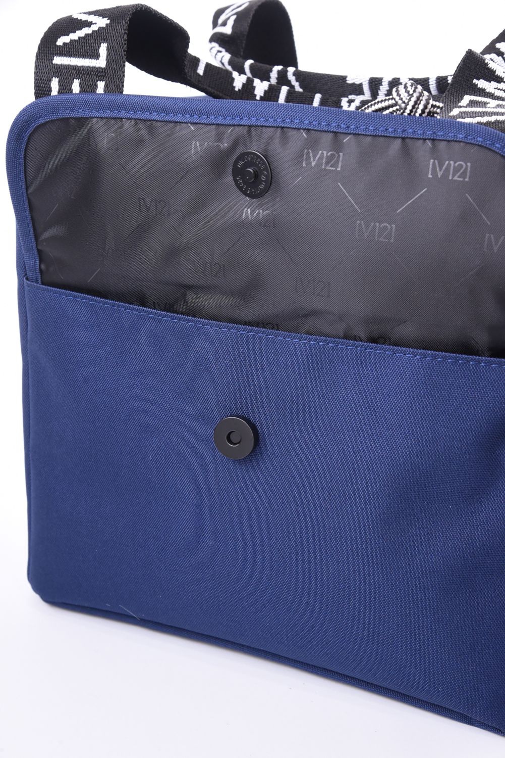 【26SS】 DOUBLE LOGO COOL BAG / ブランドロゴ刺繍 ボックス型クーラーバッグ (ネイビー)