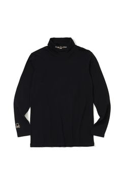 【26AW】 ELEMENT THERMAL TURTLENECK / ゴールドスカルプリント 起毛フリース タートルネックシャツ (ブラック)