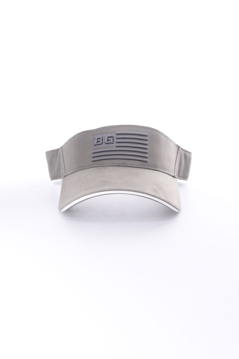 SUEDE VISOR / スウェード生地 サンバイザー (グレー)