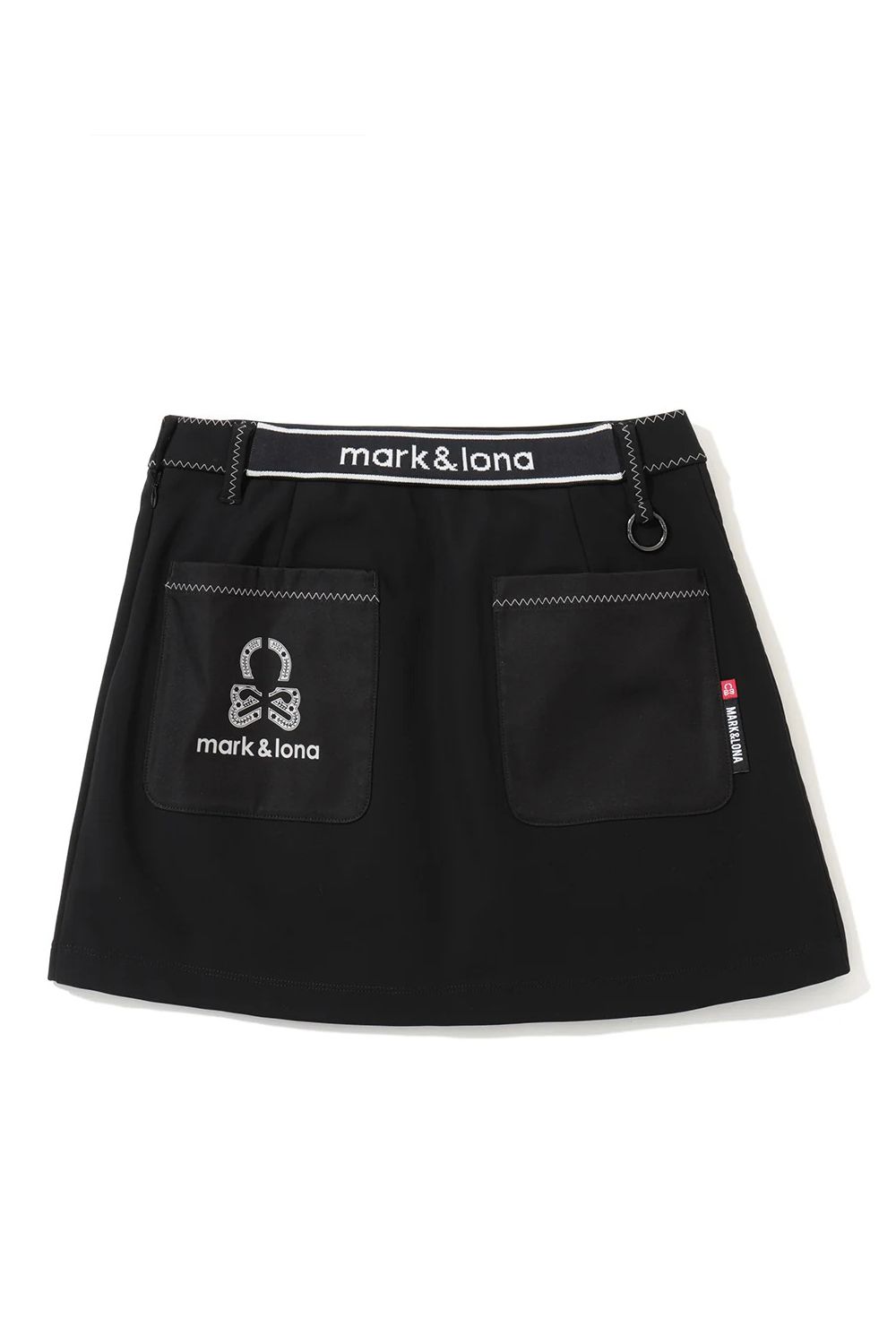【26AW】【レディース】 ÉLAN HYBRID SKIRT / ボンディング素材&中綿素材 ハイブリッドスカート (インナーパンツ無し) (ブラック)