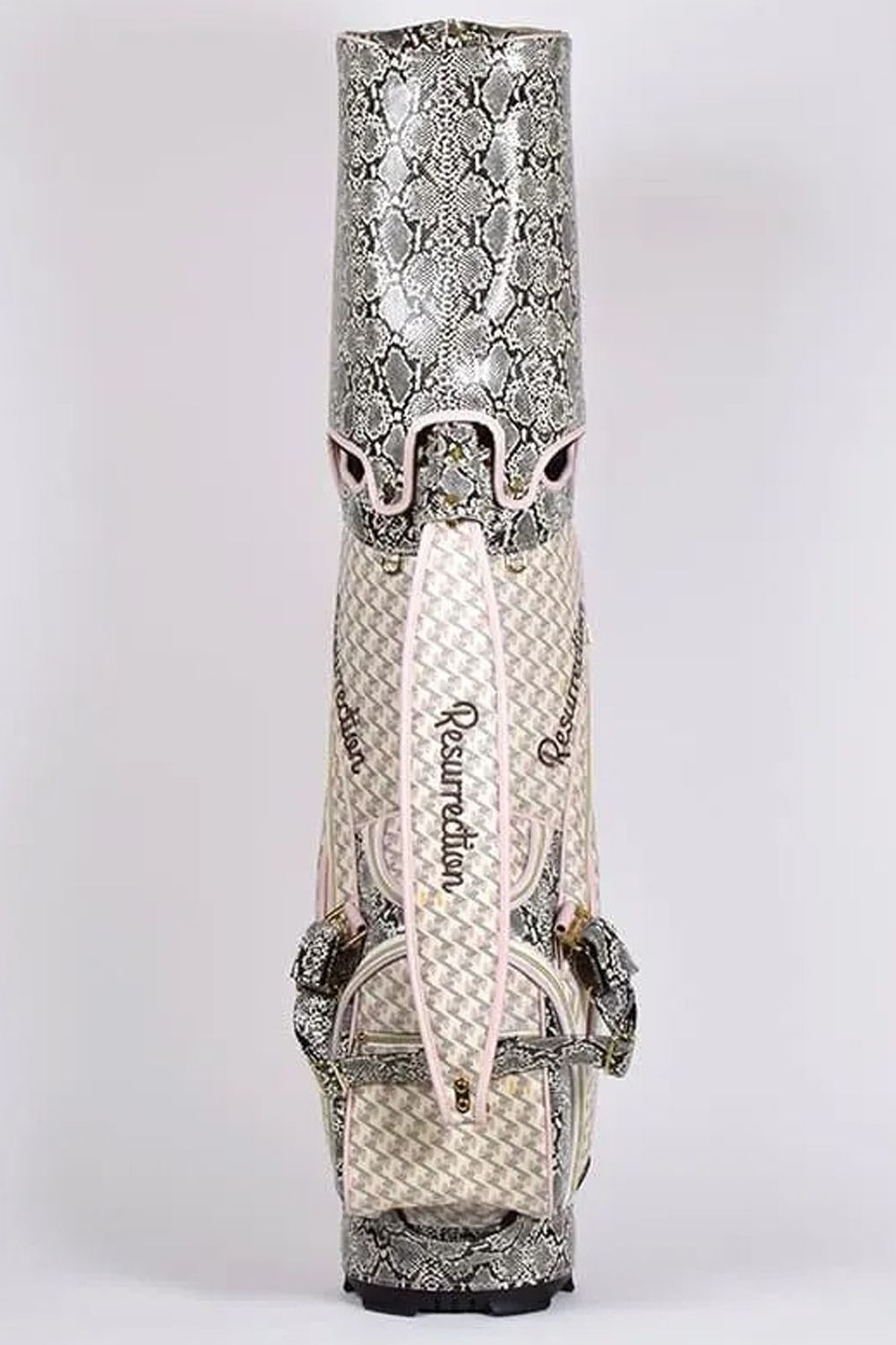 【銀行振込・代金引換不可】【返品・交換不可】【金田久美子プロモデル】 ORIOLA Pro (オリオラ プロ)  / カートタイプ キャディバッグ （パイソン）*