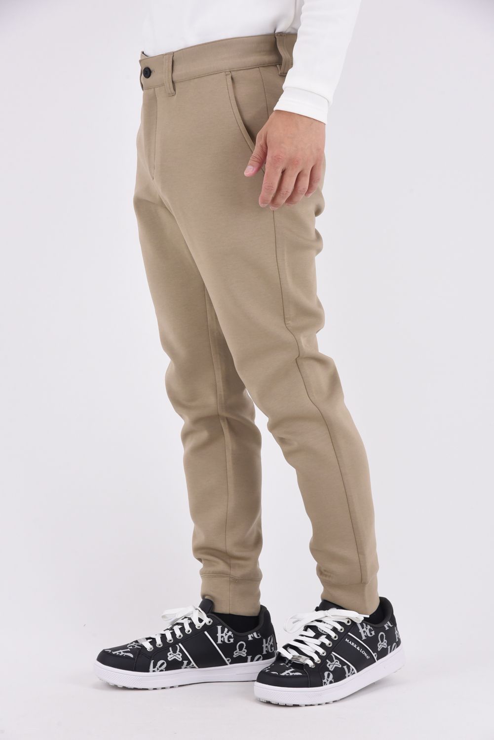 【25AW】 MEN'S WARM 3D LOGO JOGGER PANTS / ダンボールニット 3D ロゴ ジョガーパンツ (ベージュ)