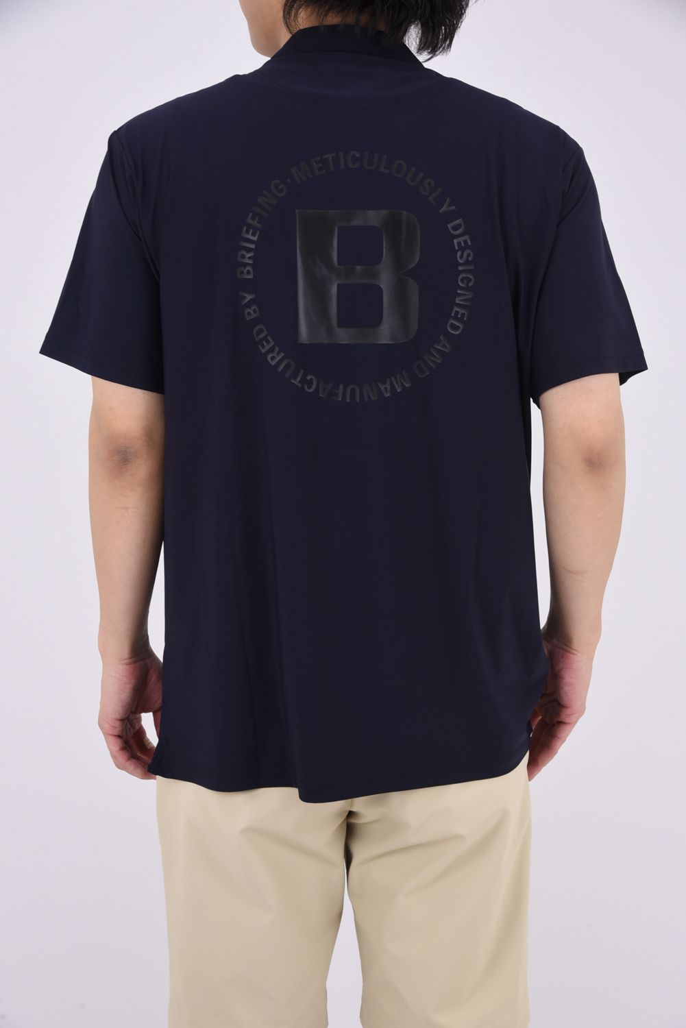 BRIEFING - 【25SS】 MEN'S GRAPHIC HIGHNECK / ロゴプリント