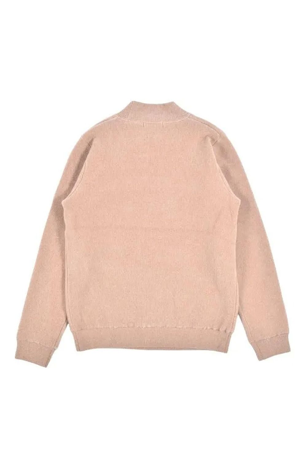 【26AW】【レディース】 AIRSHUT MOLE YARN HIGH NECK KNIT / モールヤーン 防風裏地 ハイネックニット (ベージュ)*