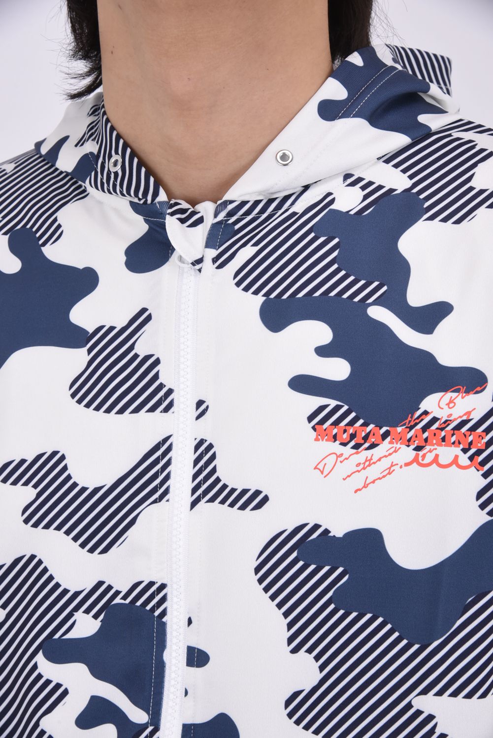 【26SS】 RUSH PARKA (DIAGONAL CAMO) / ダイアゴナルカモフラージュ ラッシュガードパーカー (ホワイト)