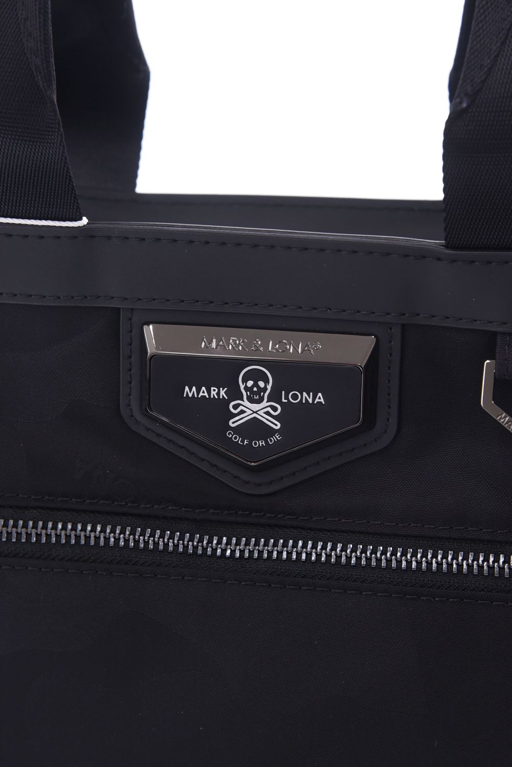 PREMIUM GAUGE CART BAG / コーデュラナイロン レザーパイピング オリジナルカモジャカード カートバッグ (ブラック)