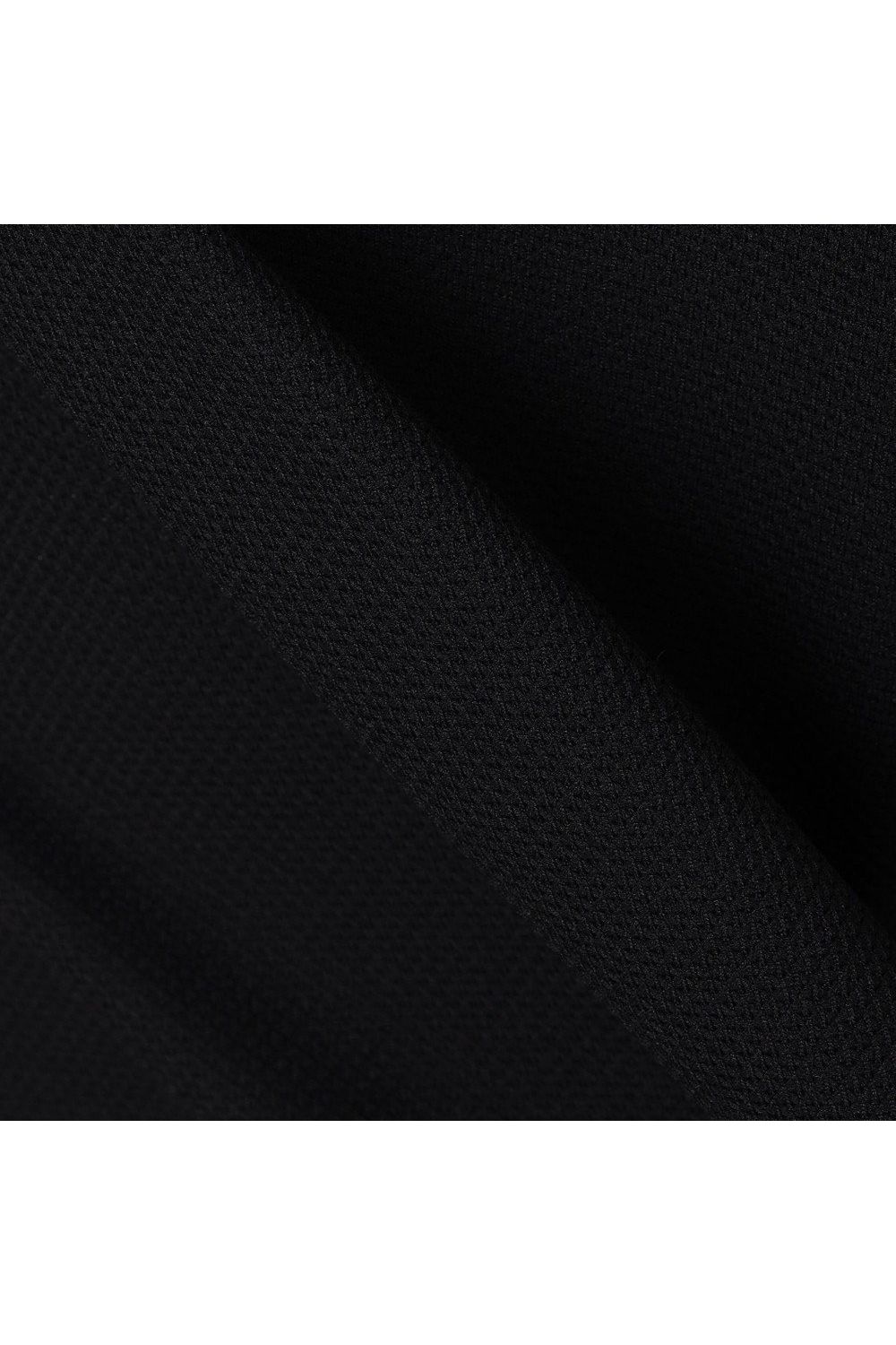 【26SS】【レディース】 WOMEN’S LINE POLO / カノコ生地 ラインロゴテープ リラックスフィット ポロシャツ (ブラック)