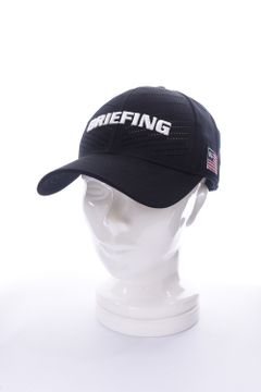 MENS PUNCHING MESH CAP / ロゴ刺繍 パンチングメッシュキャップ (ブラック)