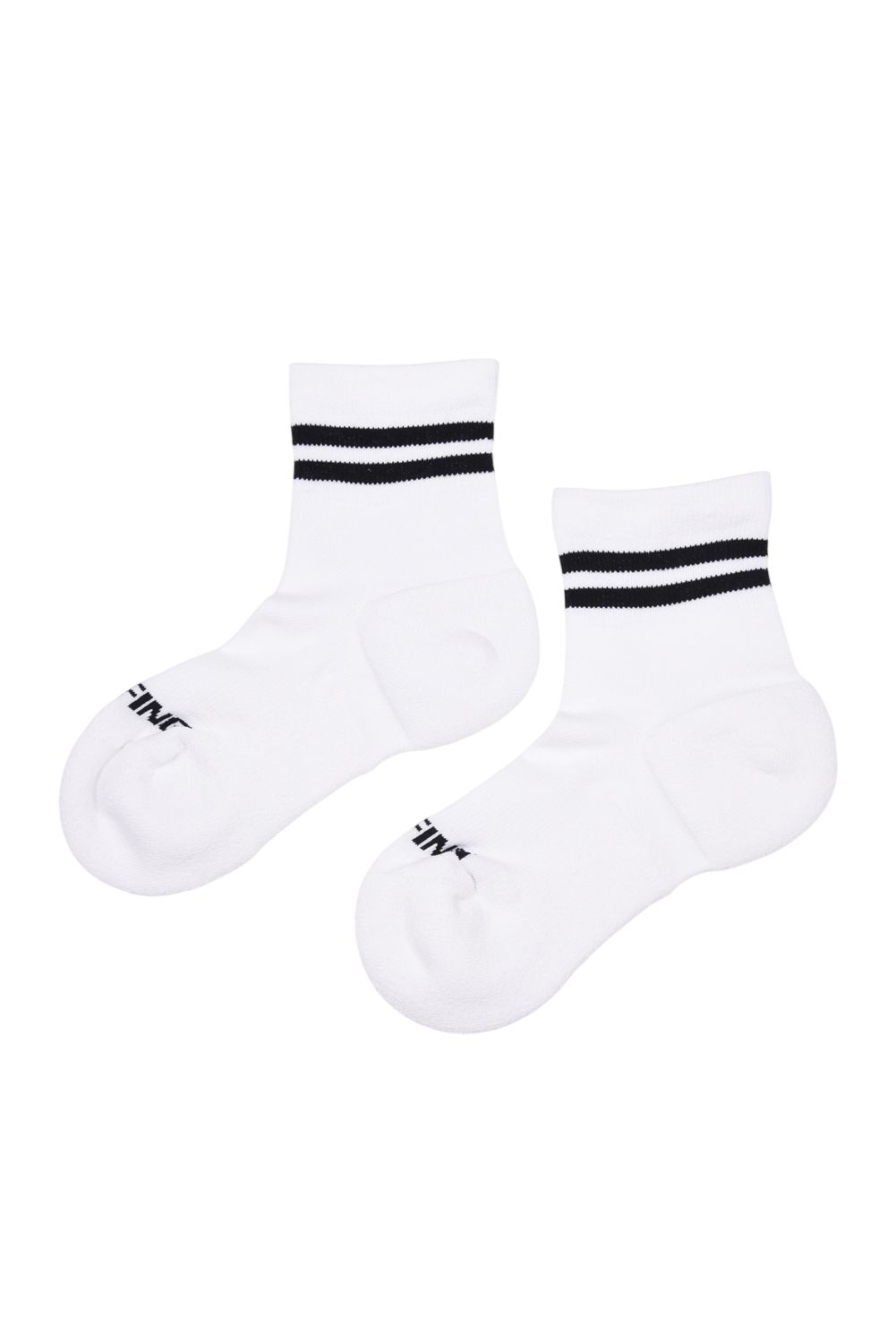 【26AW】 WASHI LINE SOCKS / コーデュラコットン ライン ショートソックス (ホワイト)