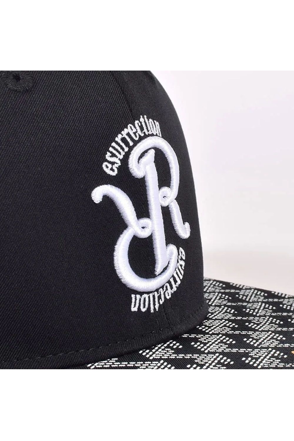 【26SS】 GM BRIM CAP FLAT / GM ブリムキャップ フラット (ブラック×ホワイト)