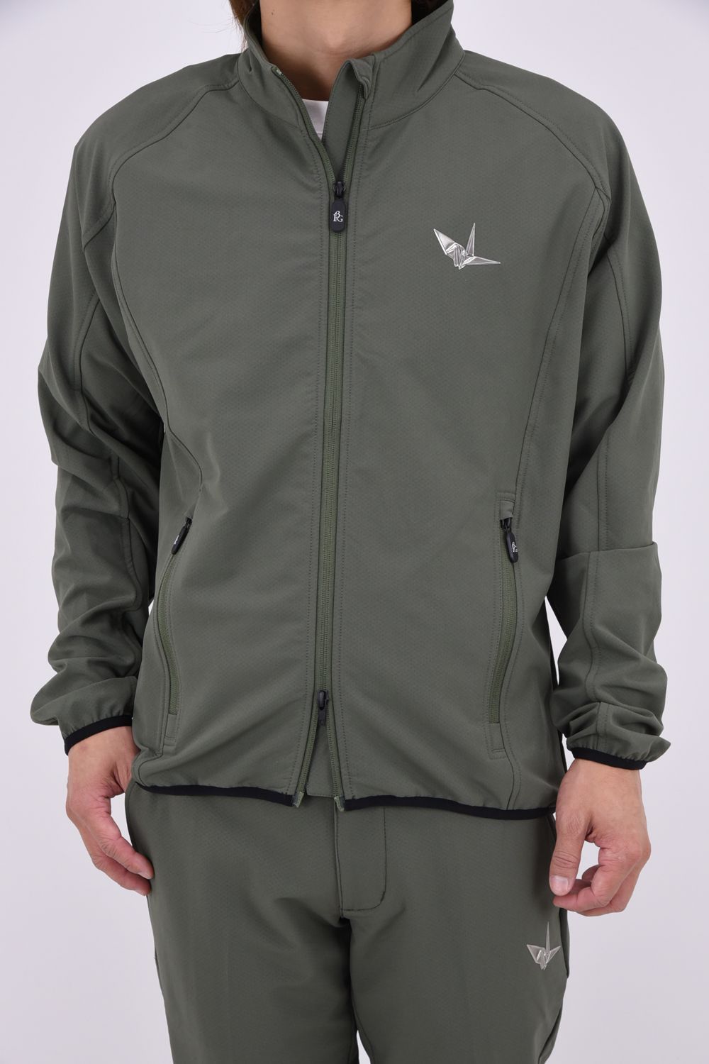 【26AW】 Wind Jacket / バックロゴ ウインドジャケット (カーキ)