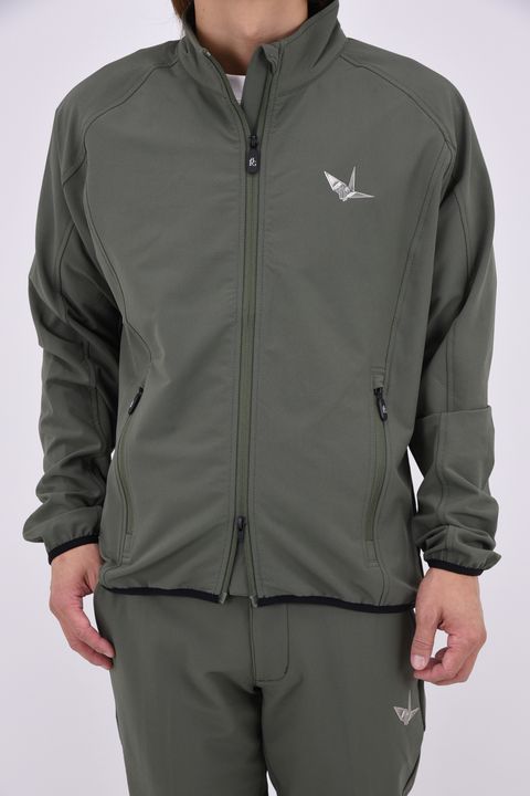 【26AW】 Wind Jacket / バックロゴ ウインドジャケット (カーキ)